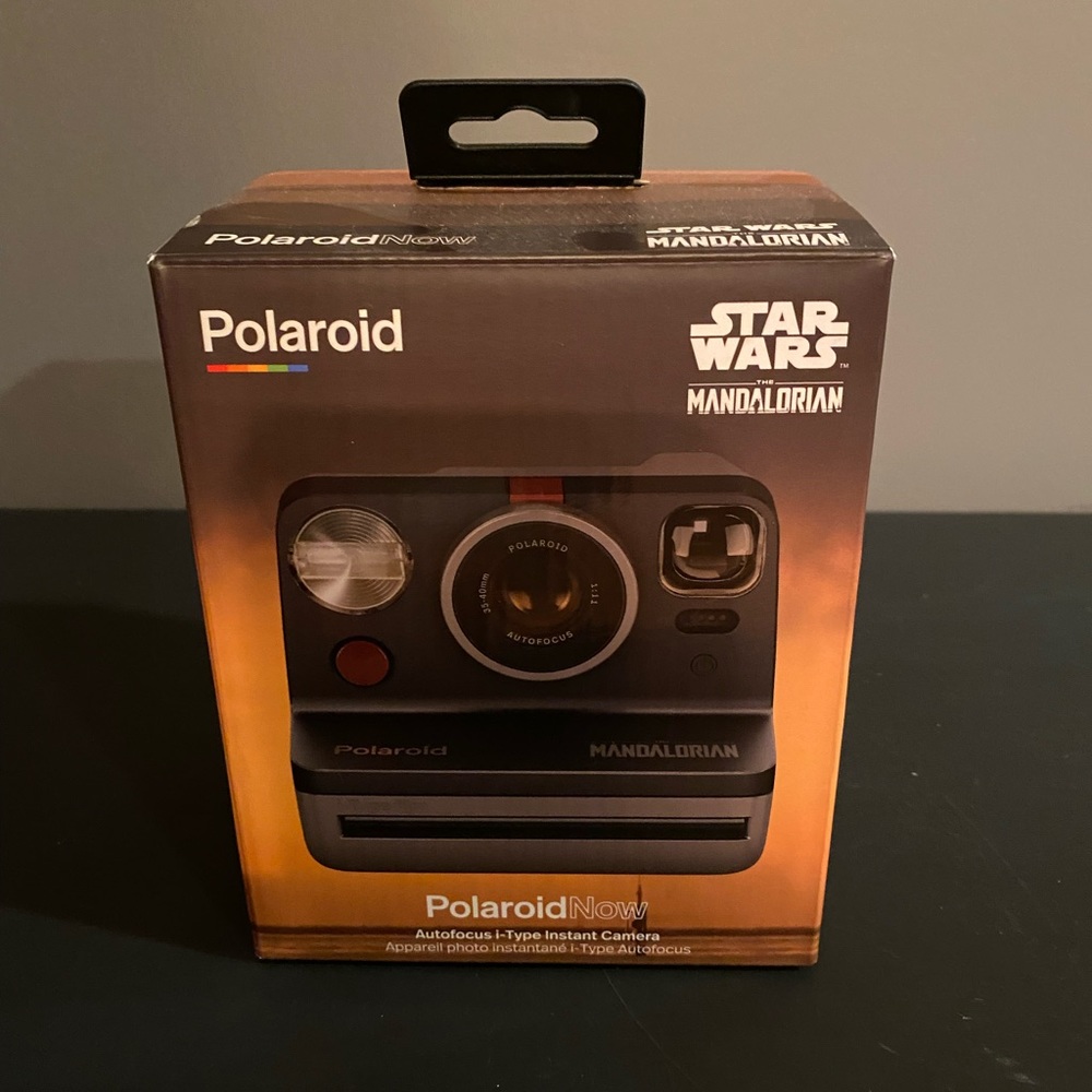 Mandalorian Polaroid camera